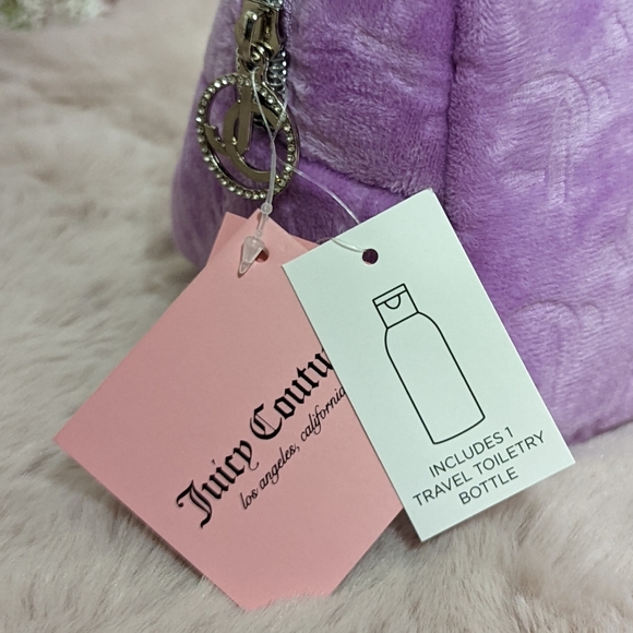 🆕 Juicy Couture Logo Travel Cosmetic Bag 💗 - Picture 4 of 6